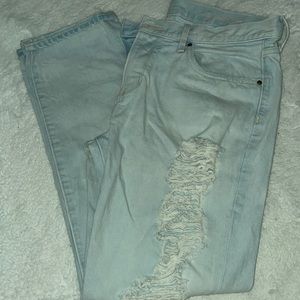 Gap sexy boyfriend jeans worn once size light denim size 27R